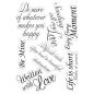 Preview: Crafters Companion - Letters from The Heart Loving Sentiments  - Clear Stamps