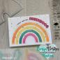 Preview: Carlijn Design Slimline Regenboog   Stencil - Schablone 