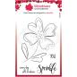 Preview: Woodware Poppy Skizze  Clear Stamps - Stempel 