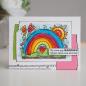 Preview: Woodware stempel Garden rainbow  Clear Stamps - Stempel 