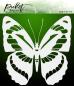 Preview: Picket Fence Studios Flutter Butterfly 6x6 Inch Stencil - Schablone