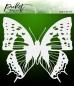 Preview: Picket Fence Studios Dart Butterfly 6x6 Inch Stencil - Schablone