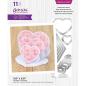 Preview: Gemini Triple Easel Hearts Create-a-Card Dies  - Stanze - 