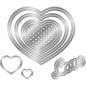 Preview: Gemini Triple Easel Hearts Create-a-Card Dies  - Stanze - 