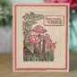 Preview: Woodware Lino Cut Toadstools  Clear Stamps - Stempel 