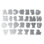 Preview: Gemini Butterfly Alphabet Expressions Dies Uppercase Letters  - Stanze - 