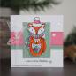 Preview: Woodware Foxy Christmas  Clear Stamps - Stempel 