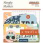 Preview: Simple Stories Simple  Safe Travels  Journal   Bits & Pieces -  Stanzteile