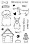 Preview: Janes Doodles " Dogs" Clear Stamp - Stempelset