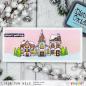 Preview: Janes Doodles " Winter Village" Clear Stamp - Stempelset