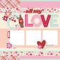 Preview: Simple Stories  All My Love Simple Pages Kit - Bits & Pieces