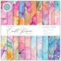 Preview: Craft Consortium Papierblock 6x6" Essential Craft Papers 6x6" - Ink Drops Candy