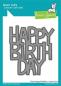 Preview: Lawn Fawn Craft Dies - Giant Happy Birthday