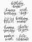 Preview: My Favorite Things Stempel "Mini Birthday Messages" Clear Stamp