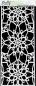 Preview: Picket Fence Studios Slim Line Cut Flower 4x10 Inch Stencil - Schablone