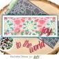 Preview: Picket Fence Studios Slim Line Cut Flower 4x10 Inch Stencil - Schablone