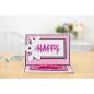 Preview: Crafters Companion - Brush Happy Birthday  - Clear Stamps