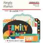 Preview: Simple Stories Simple  Family Fun Journal   Bits & Pieces -  Stanzteile