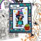 Preview: Polkadoodles Stempel "Happy Howl-oween" Clear Stamp-Set