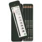 Preview: Faber Castell Graphite Pencil 9000 Tin With 6 Pieces 