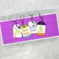 Preview: LDRS-Creative Halloween Gift Tag Stack 4x6 Inch Clear Stamps