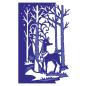 Preview: Gemini Christmas Scene Edge Reindeer Forest Create-a-Card Dies  - Stanze - 