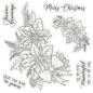 Preview: Gemini Festive Poinsettia Stamp & Die  - Stempel & Stanze 