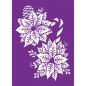 Preview: Gemini Precious Poinsettias 3D Embossing Folder & Stencil - Prägefolder & Schablone