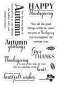 Preview: Crafters Companion - Autumn Blessings Collection  - Clear Stamps