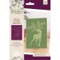 Preview: Crafters Companion -The Reindeer Collection Embossing Folder Opulent Deer  - Prägefolder