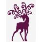 Preview: Crafters Companion -The Reindeer Collection Embossing Folder Opulent Deer  - Prägefolder