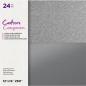 Preview: Crafters Companion - Sparkling Silver - 12" Paper Pack