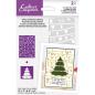 Preview: Crafters Companion -O' Christmas Tree Simple Christmas  - Stencil - Schablone