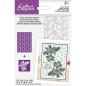 Preview: Crafters Companion -Holly Sprigs Simple Christmas  - Stencil - Schablone