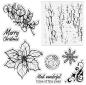 Preview: Crafters Companion - Christmas Poinsettia  - Clear Stamps