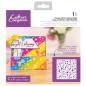 Preview: Crafters Companion -Polka Dots Background  - Stencil - Schablone