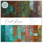 Preview: Craft Consortium Papierblock 6x6" Essential Craft Papers 6x6 Inch Paper Pad Patina