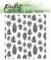 Preview: Picket Fence Studios Falling Pinecones 4x4 Inch Clear Stamps 