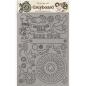 Preview: Stamperia " Voyages Fantastiques Bicycle" Greyboard Die Cuts - Stanzteile aus Graupappe