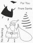 Preview: My Favorite Things Stempelset "For You, From Santa" Clear Stamp Set