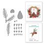 Preview: Spellbinders Die "Pine Cone and Evergreen Bough with Ladybugs Etched" Stanzschablone