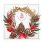 Preview: Spellbinders Die "Pine Cone and Evergreen Bough with Ladybugs Etched" Stanzschablone