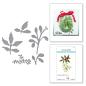 Preview: Spellbinders Die "Winterberry and Mistletoe Etched" Stanzschablone