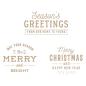 Preview: Spellbinders Hotfoil Plate - Essential Christmas Greetings Glimmer Hot Foil Plate