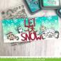 Preview: Lawn Fawn Stencil - Schablone - "Snowflake Background Stencils (2pcs)"