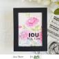 Preview: Picket Fence Studios Peonies 6x6 Inch Stencil - Schablone