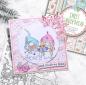 Preview: Polkadoodles Stempel "Gnome Jolly Holly Wishes" Clear Stamp-Set