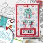 Preview: Polkadoodles Stempel "Gnome Naughty or Nice" Clear Stamp-Set