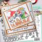 Preview: Polkadoodles Stempel "Gnome Naughty or Nice" Clear Stamp-Set