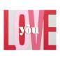 Preview: Spellbinders Die "Be Bold Color Block Love You Etched" Stanzschablone